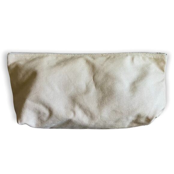 Burberry Large Zipper Top Travel Cosmetic Pouch - Picture 2 of 6